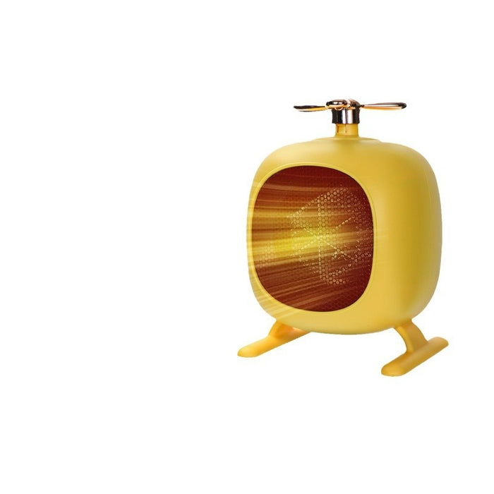 Varmegleden Mini vifteovn formet som et helikopter