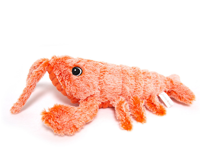 Oransje plysjhummer katteleke