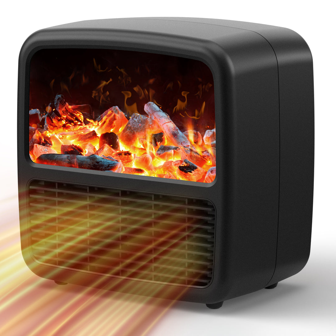 Elektrisk varmeovn med keramisk element og to trinn