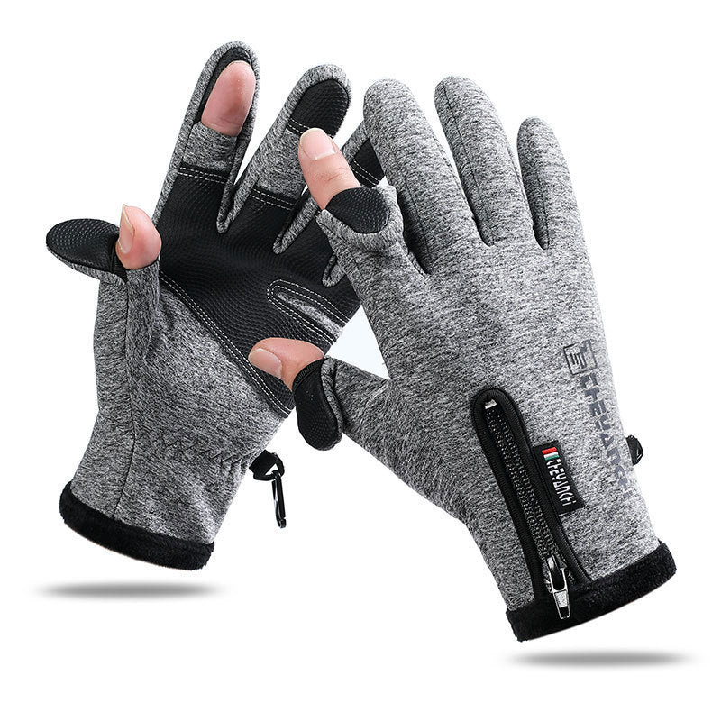 Vinterhansker med vippbare fingertupper