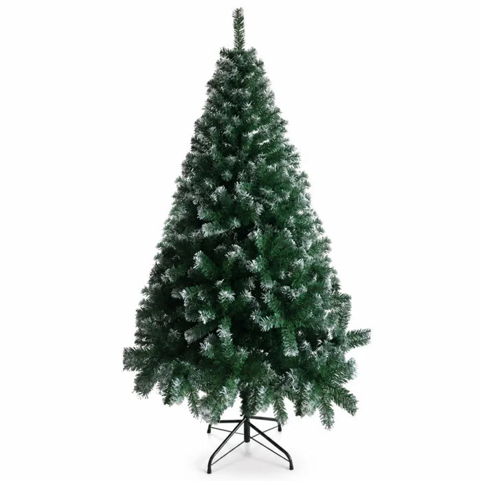 Varmegleden Juletre med frostede tupper uten spray, 183 cm