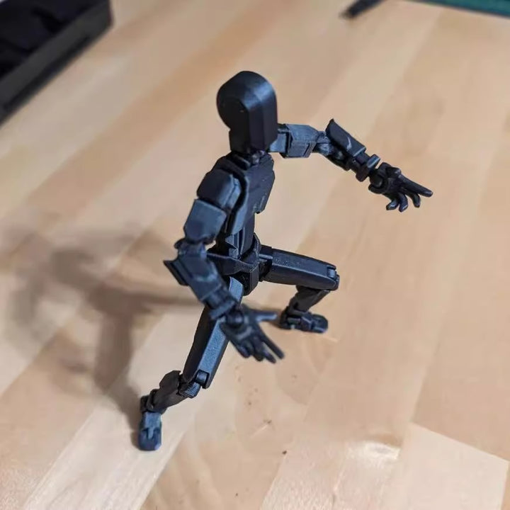 Bevegelig robotfigur i positur