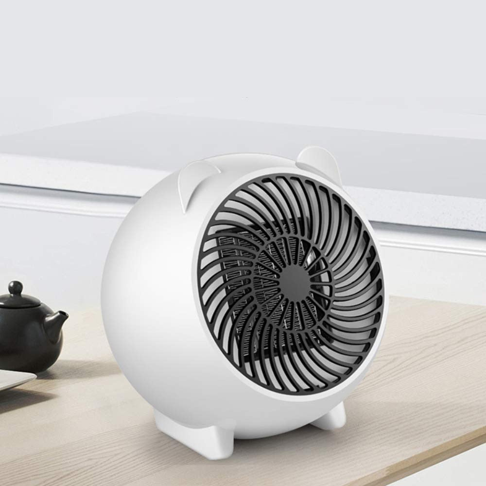 Bærbar varmeovn 250 W med automatisk avslag ved 120 grader