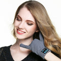 Strikkede hansker med Bluetooth-headset