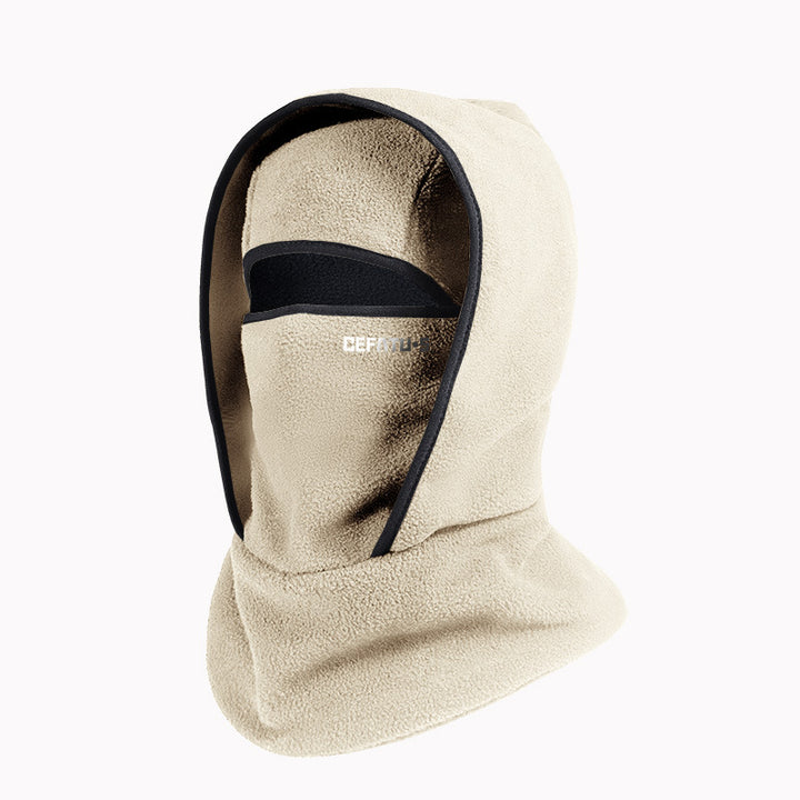 Balaklava i polarfleece med øyeåpning