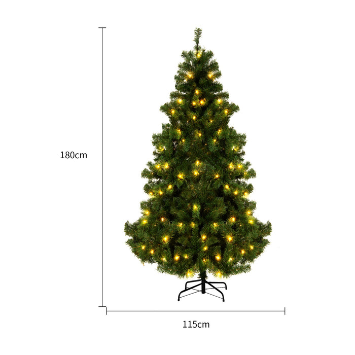 Varmegleden Kunstig juletre med eller uten varmhvite lys, 150–230 cm