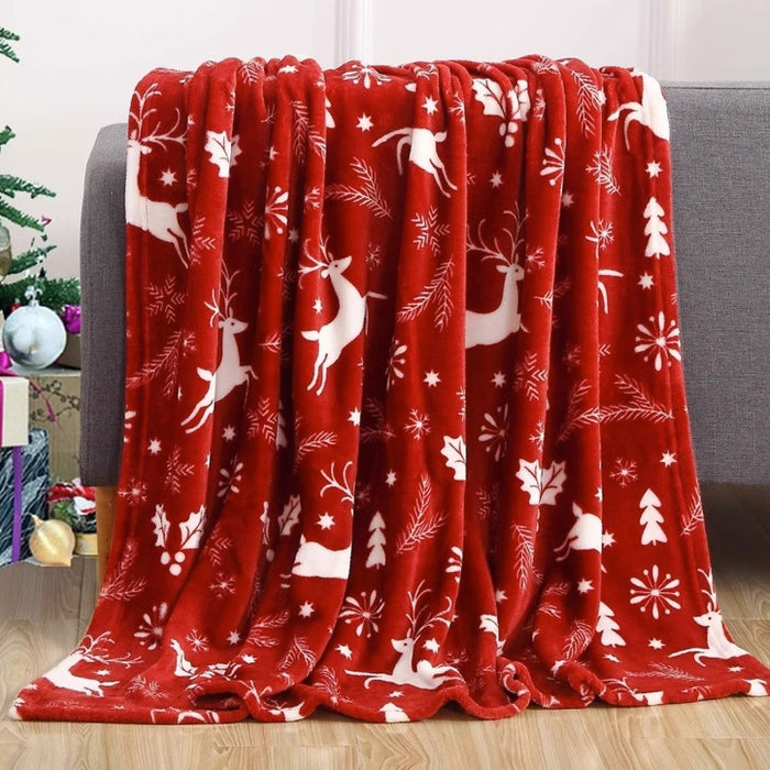 Varmegleden Dobbeltsidig julepledd i myk flanell