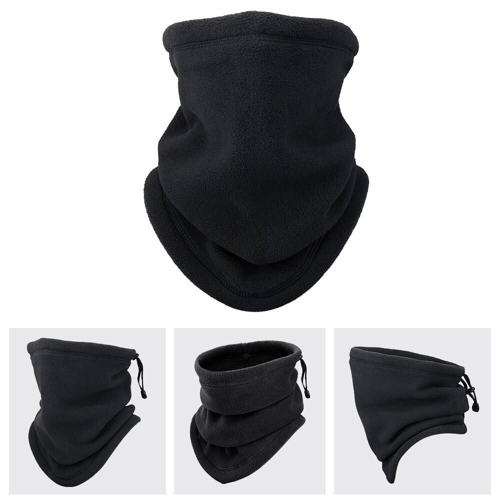Nakkevarmer i fleece med halvmaske, vindtett, unisex
