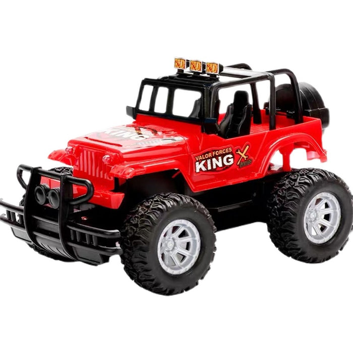 Varmegleden Radiostyrt jeep for barn med lys foran