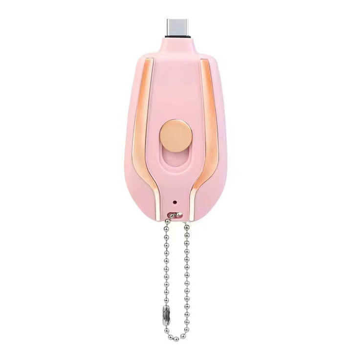 Mini powerbank på nøkkelring