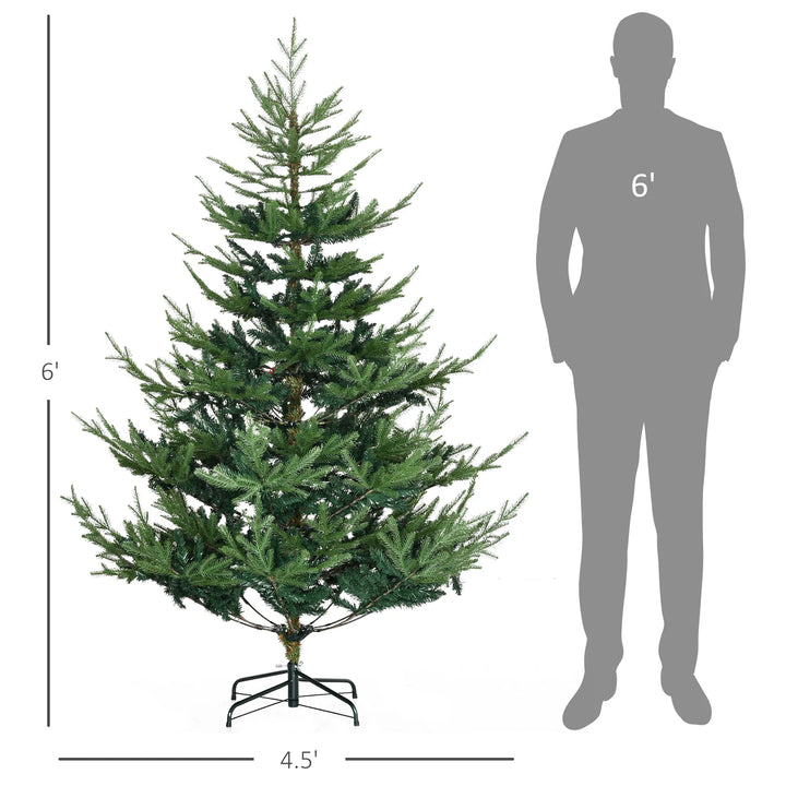 Naturtro kunstig furu-juletre i stue