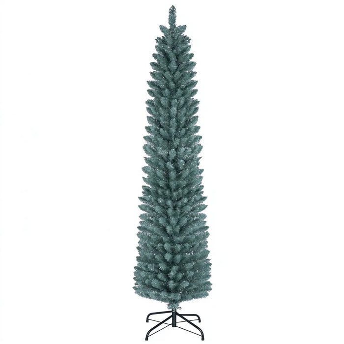 Varmegleden Smalt frostet juletre 183 cm uten lys