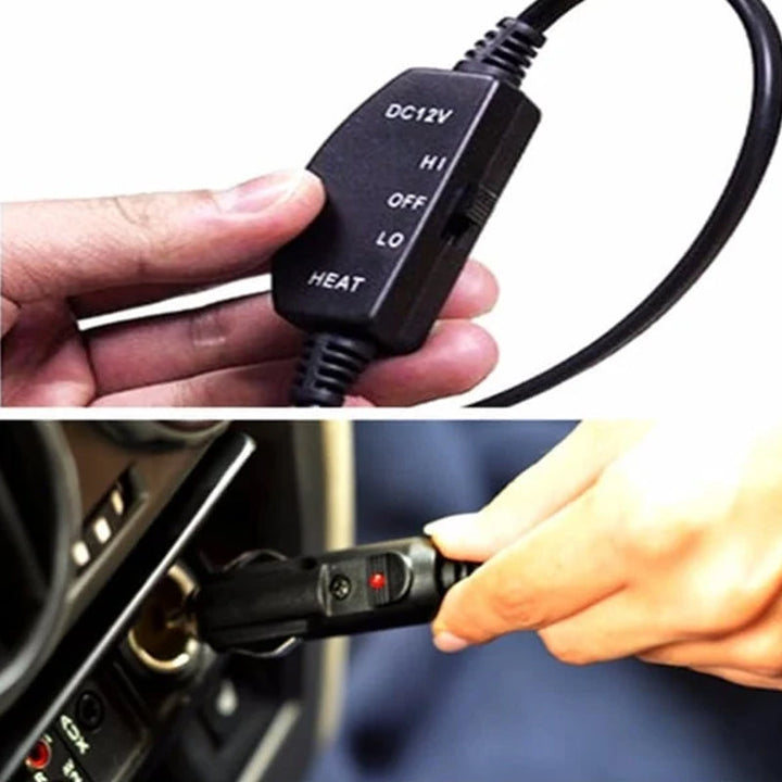 Varmegleden™ Elektrisk varmeteppe til bilen med 12V-kontakt