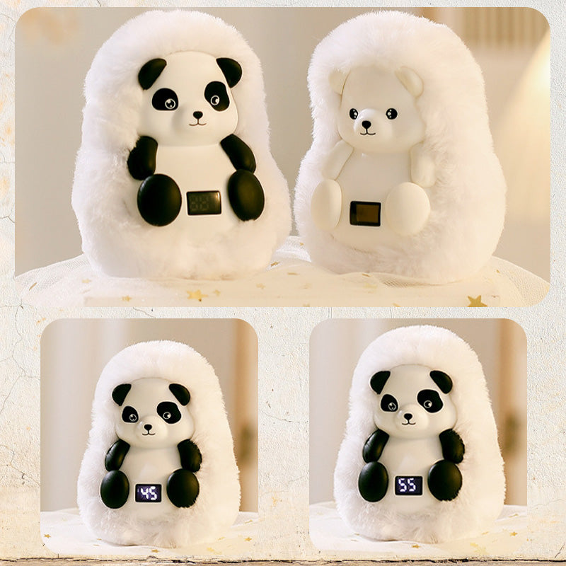 Varmegleden™ Oppladbar plysjhåndvarmer som isbjørn eller panda