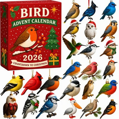 Varmegleden Julekalender med 24 akrylfigurer å henge