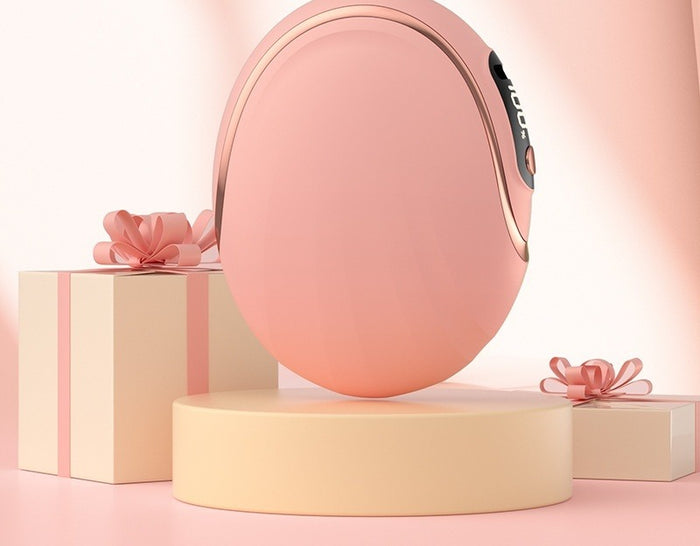Varmegleden Eggformet oppladbar håndvarmer med digitalt display