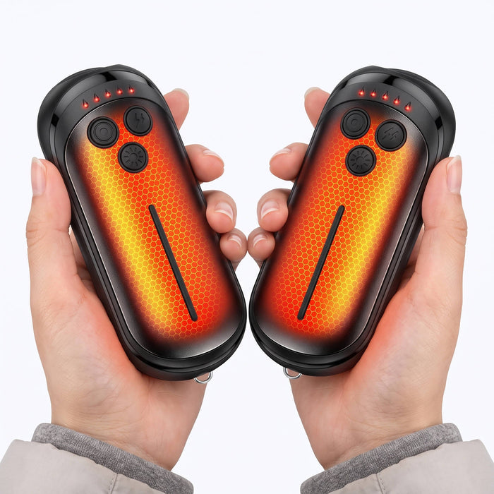 Varmegleden™ Elektrisk håndvarmer 2-pakning med 6000 mAh og 5 varmetrinn