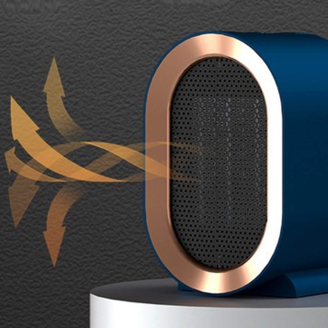 Varmegleden™ Keramisk varmevifte med timer og veltesikring 1200W