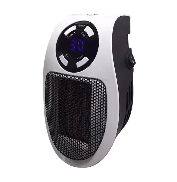 Varmegleden™ Mini varmeovn for stikkontakt med fjernkontroll og timer