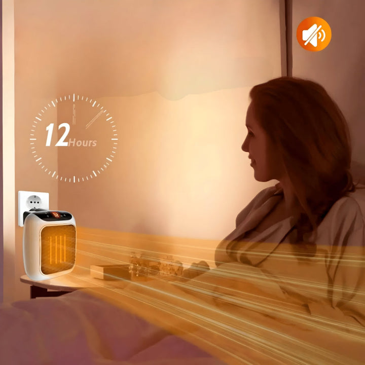 Varmegleden™ Keramisk veggvarmer med termostat 16–32 °C