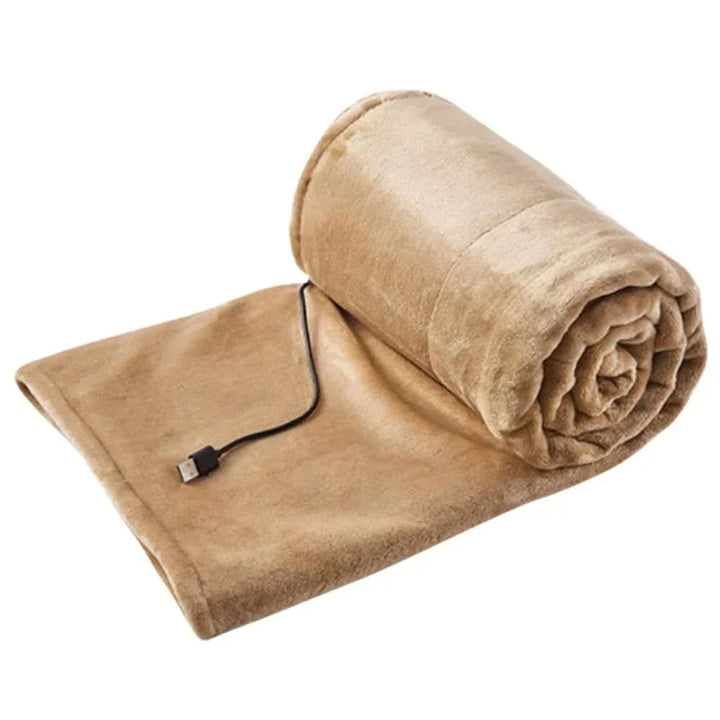 Varmegleden™ USB-oppvarmet fleecepledd med tre varmenivåer