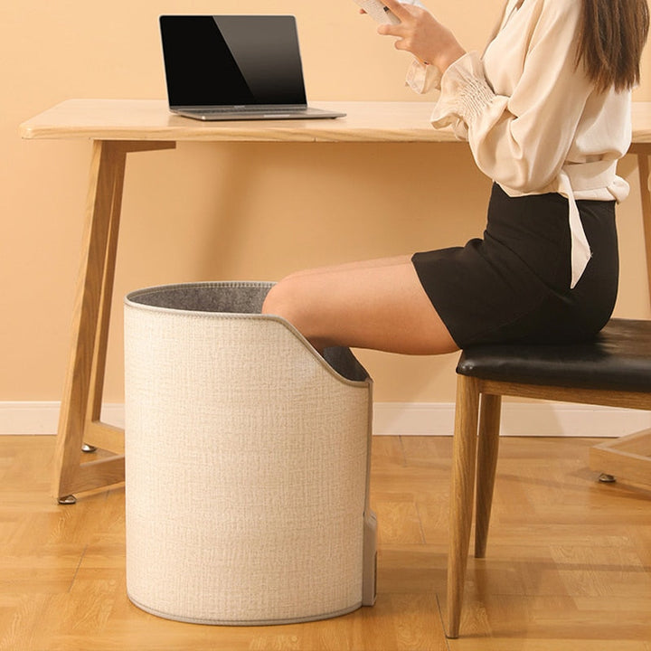 Varmegleden™ Elektrisk benvarmer under skrivebordet med timer
