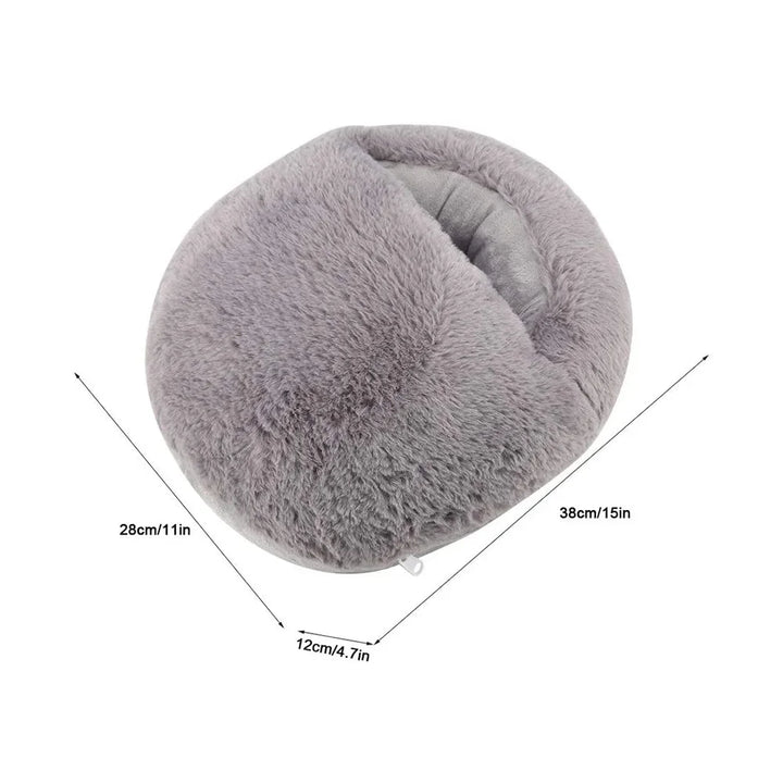 Varmegleden™ USB-fotvarmer i myk fleece med rask oppvarming