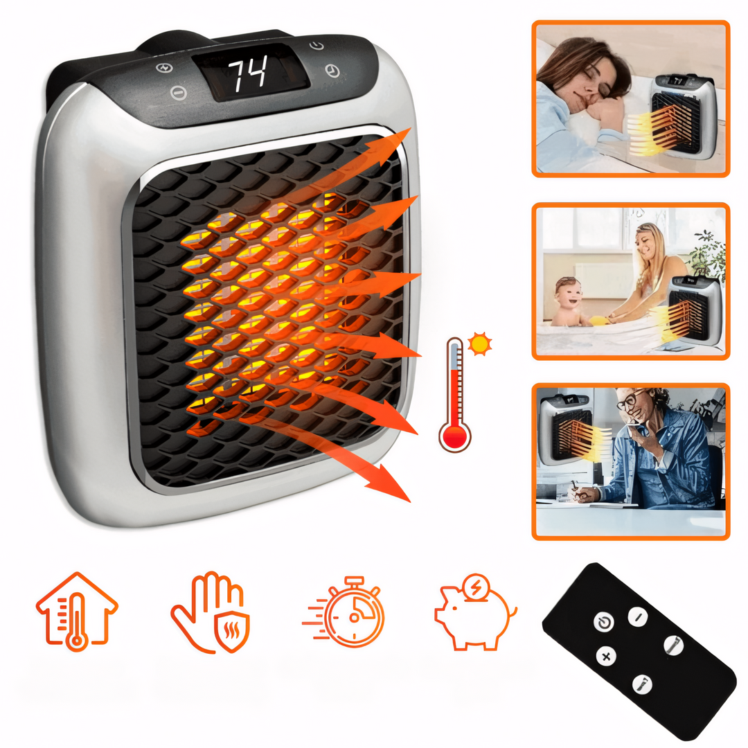 Varmegleden™ Slank varmeovn med justerbar temperatur
