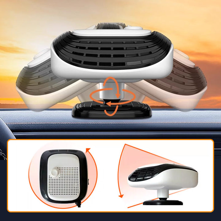 Varmegleden™ Kompakt bilvarmer med 360° dreiing og rask varme