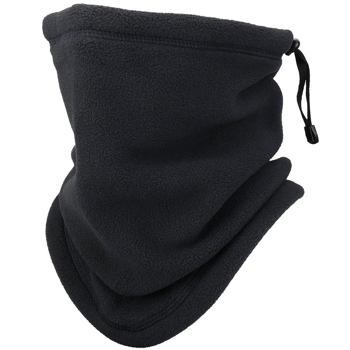 Nakkevarmer i fleece med halvmaske, vindtett, unisex
