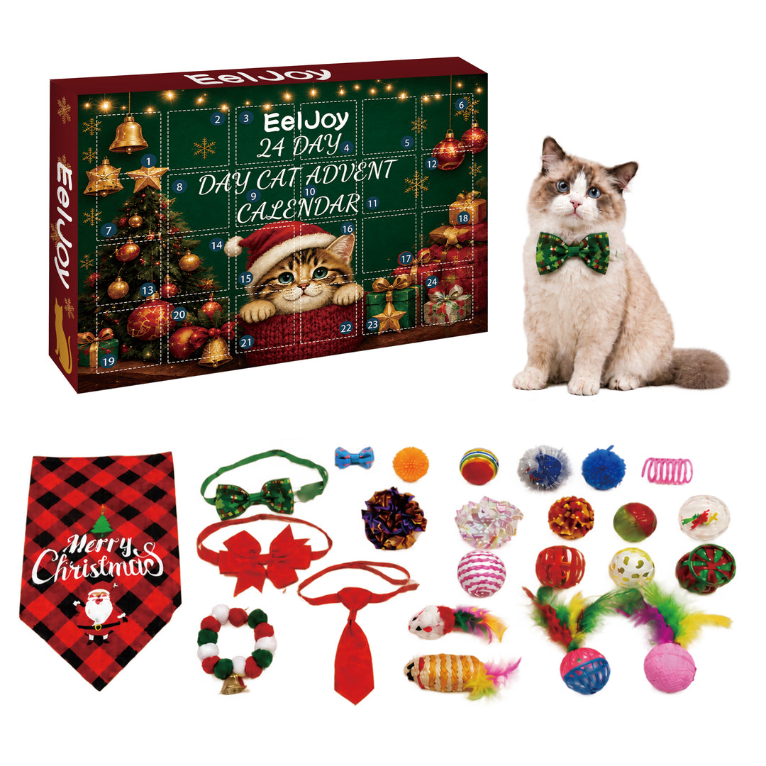 Julekalender for katt med leker