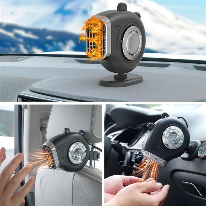 Varmegleden™ Bilvarmer 12V med 360° feste og justerbart håndtak