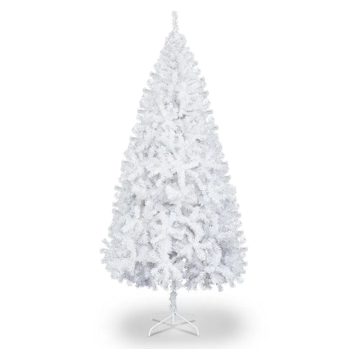 Varmegleden Hvitt kunstig juletre 152 cm med hengslede grener
