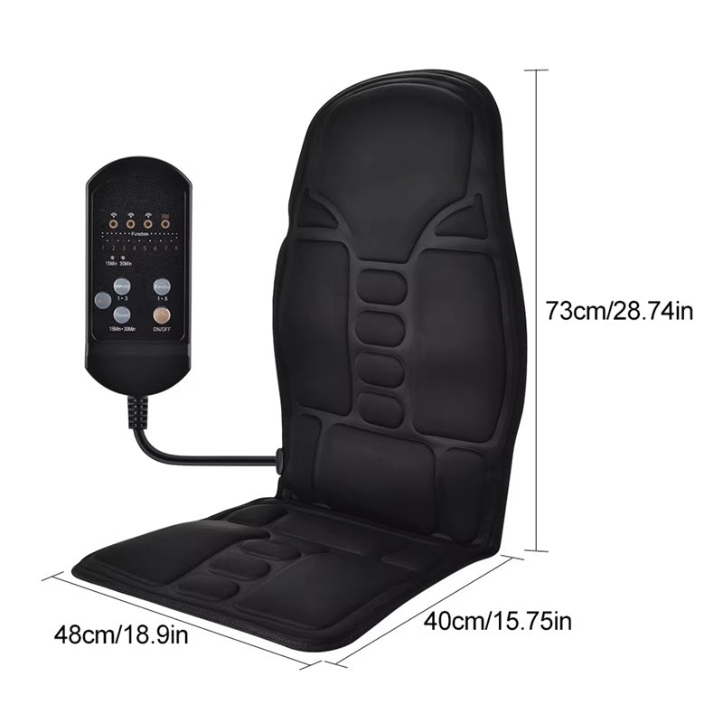 Varmegleden™ Massasjepute til stol med varme og 7 motorer