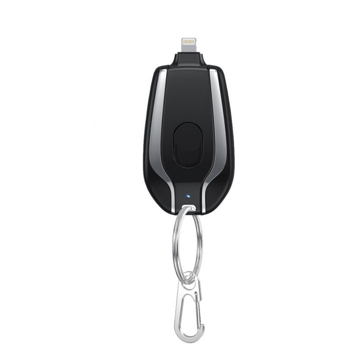 Varmegleden Mini nøkkelring-powerbank uten kabel