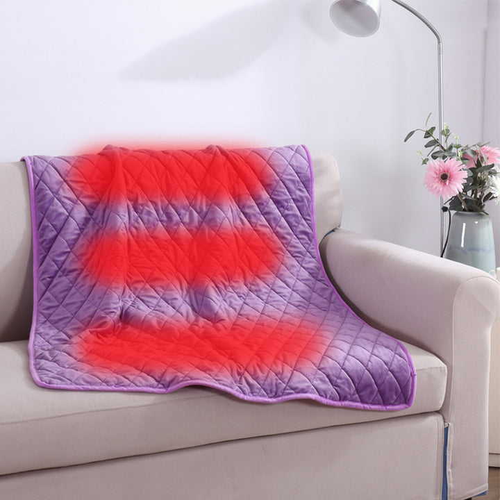 Vaskbart elektrisk teppe med USB og tre varmenivåer, 100 × 140 cm