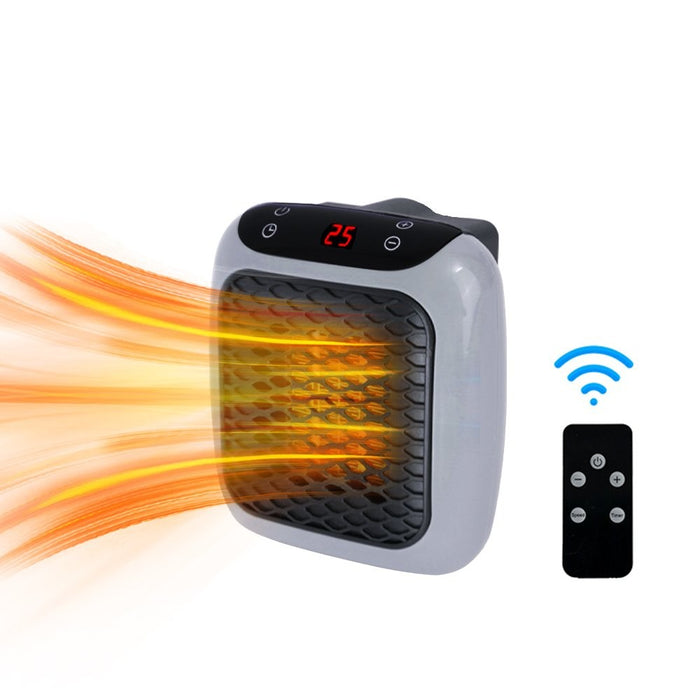 Varmegleden Stikkontaktovn 800 W med fjernkontroll og display
