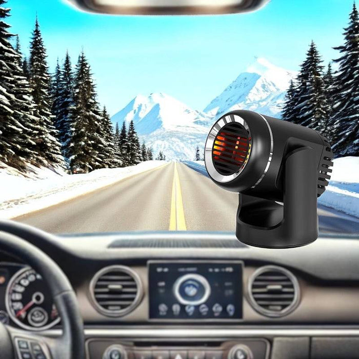 Varmegleden™ Bærbar 12V bilvarmer med overopphetingsvern og 360°