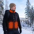 Varmegleden™ Oppvarmet fleecejakke med 4 varmesoner og USB