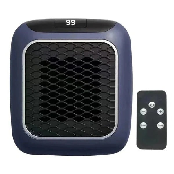 Varmegleden™ Kompakt veggvarmer 800 W med timer og termostat