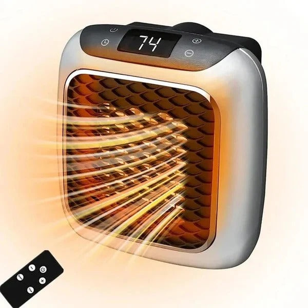 Varmegleden™ Kompakt veggvarmer 800 W med timer og termostat
