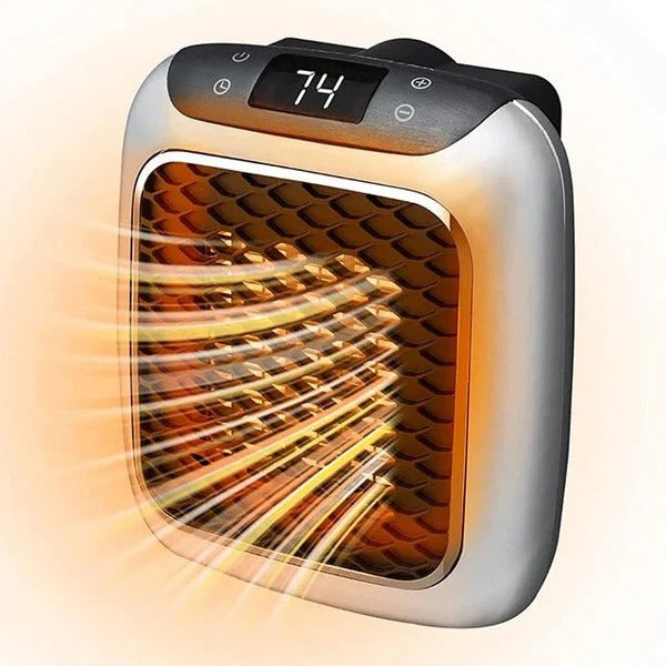 Varmegleden™ Kompakt veggvarmer 800 W med timer og termostat