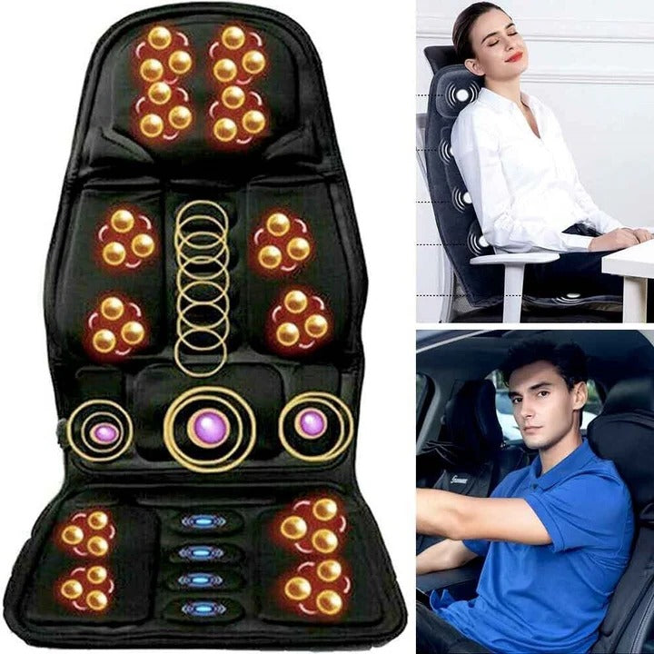Varmegleden™ Massasjesete for hele ryggen med varme i nakke og rygg