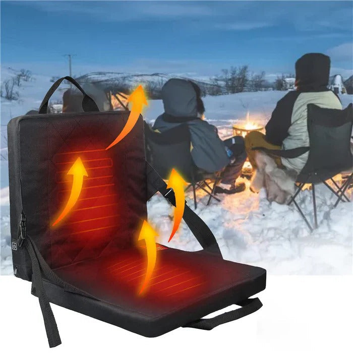 Varmegleden™ Sammenleggbar oppvarmet sittepute med 3 varmenivåer
