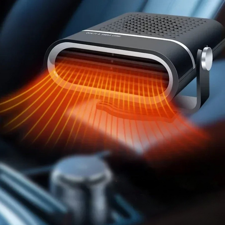 Varmegleden™ Bærbar varmevifte for bil med 12 V og USB