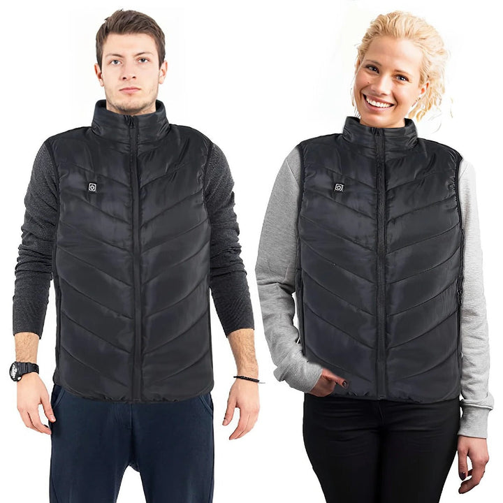 Varmegleden™ Oppvarmet vest unisex med ni varmesoner og opptil 10 timer