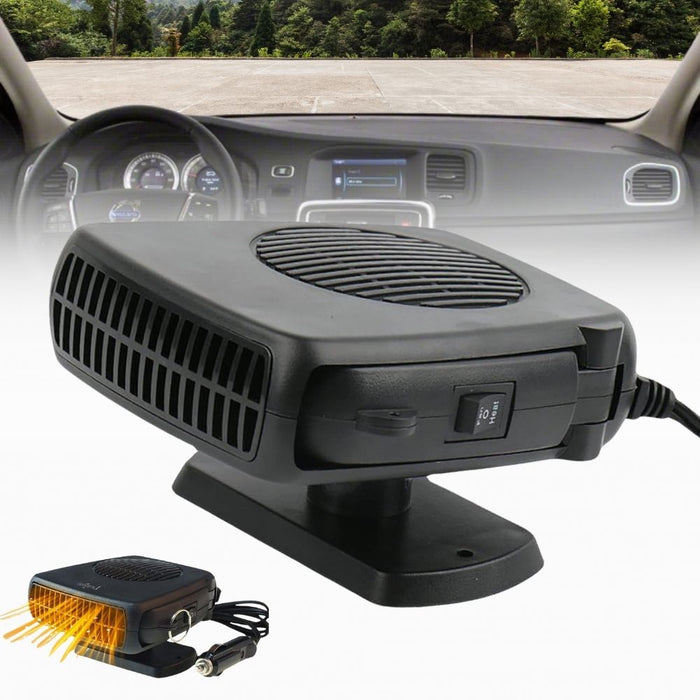 Varmegleden™ Keramisk bilvarmer 12V med 150/300W og termostat