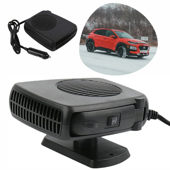Varmegleden™ Keramisk bilvarmer 12V med 150/300W og termostat