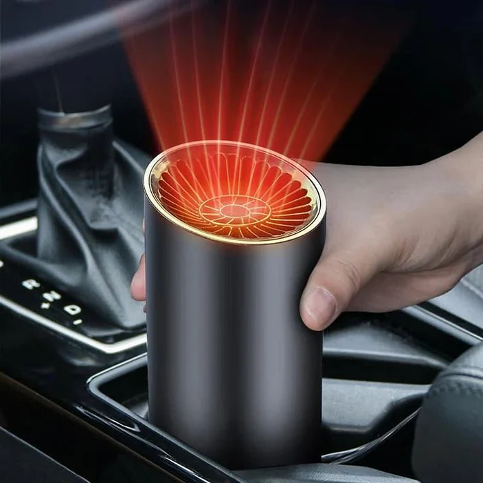 Varmegleden™ Koppformet varmevifte til bil 12 V 150 W med 360° dreiing