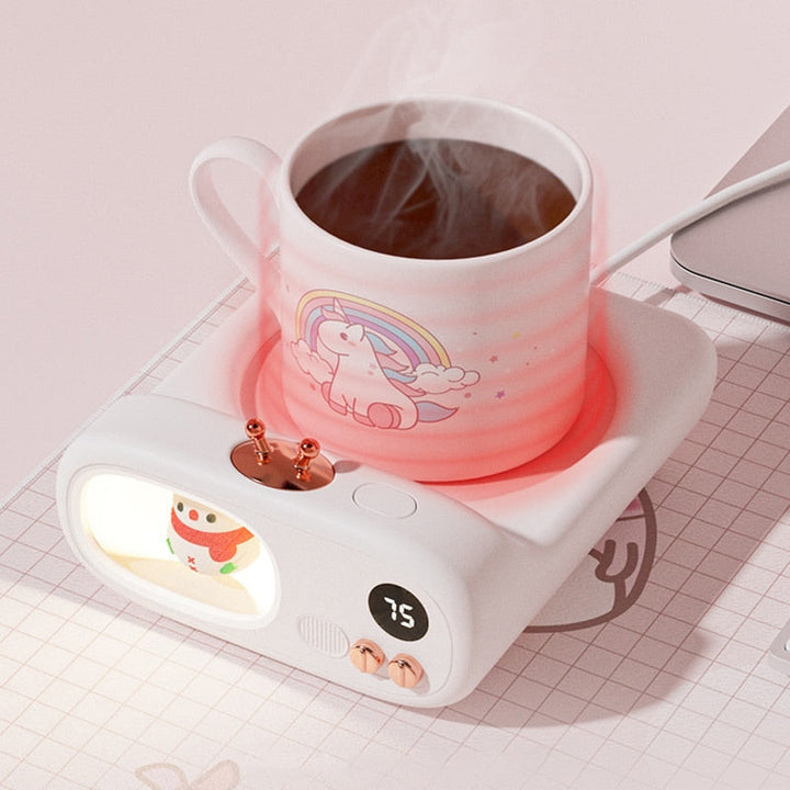 Varmegleden™ Søt koppvarmer med dyremotiv til kaffe, te og melk